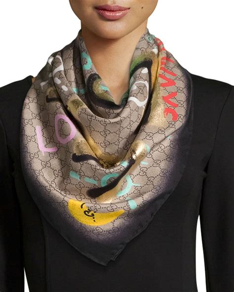 gucci print shawl|authentic gucci silk scarf.